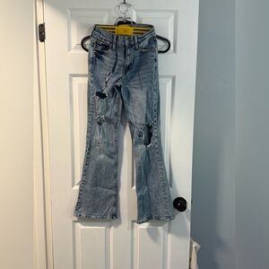 Aeropostale - Women's Jeans - Flare - Rips - 00 Short